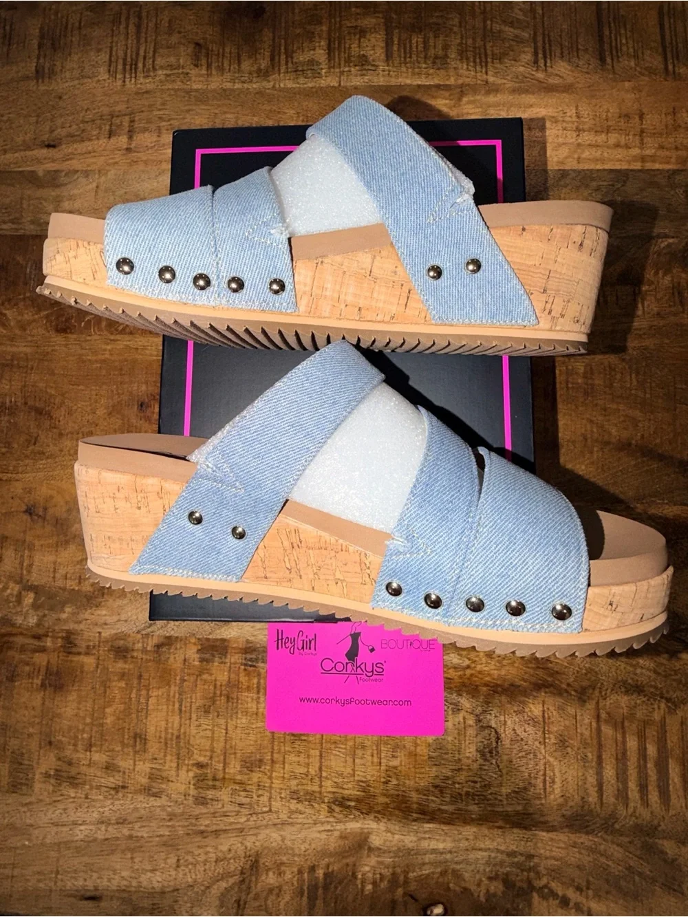 Corkys denim cork